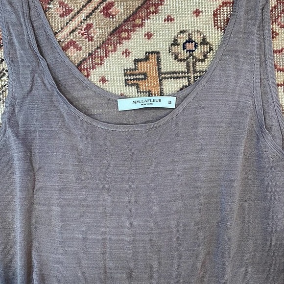 MM LAFLEUR taupe tunic tank XS - Picture 3 of 5